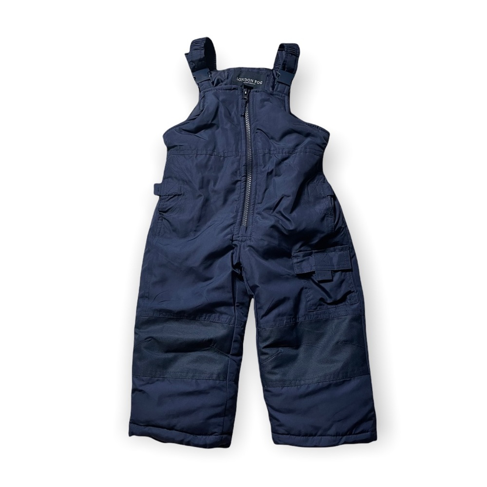 Baby Boy 24 Months London Fog Navy Blue Snow Pants - Picture 1 of 6